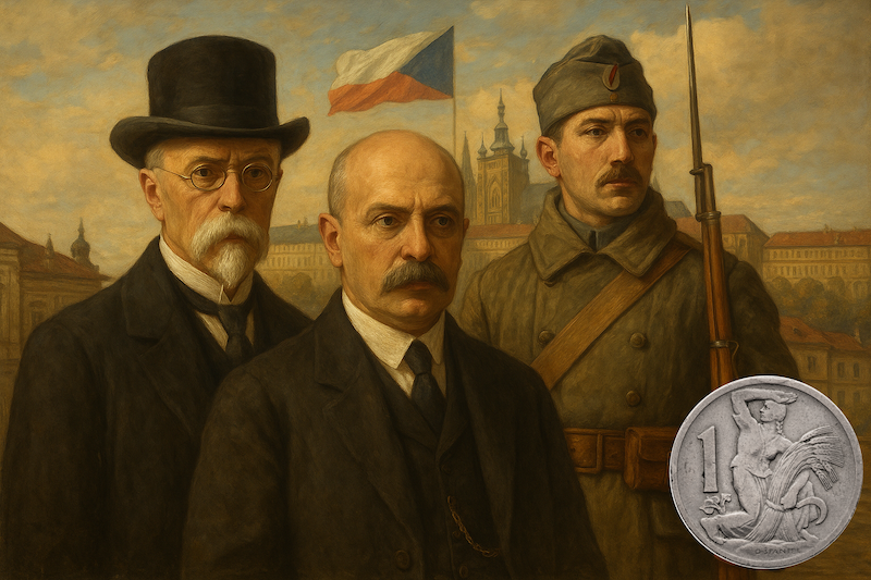 Masaryk, Rašín a legionáři